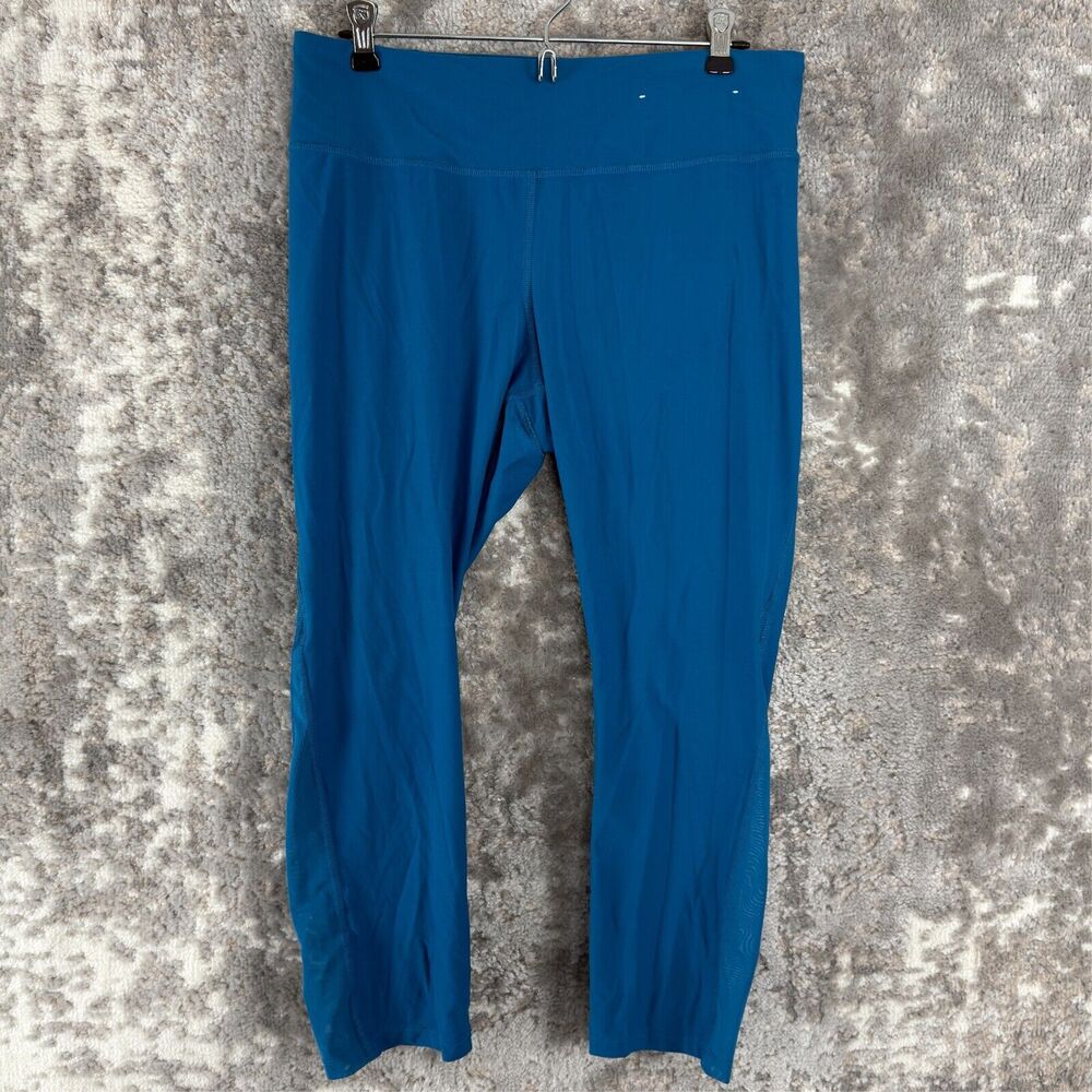 Juicy Couture Sport Sz L Capri Crop Leggings Active Sport Stretch Pants‎